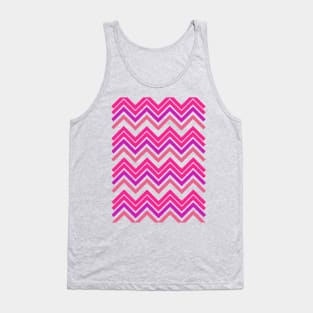 Pinky Chevron Tank Top